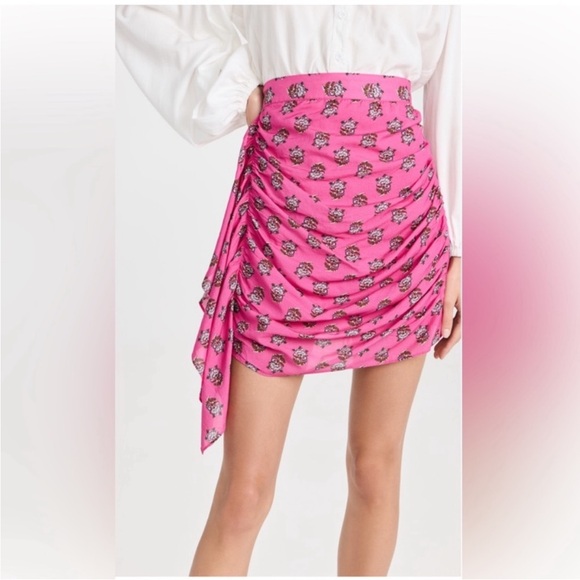 RHODE Dresses & Skirts - Rhode Printed Drape Mini Skirt Pink
Floral